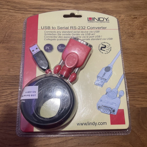 Lindy usb auf 232 db9 - usb-a,